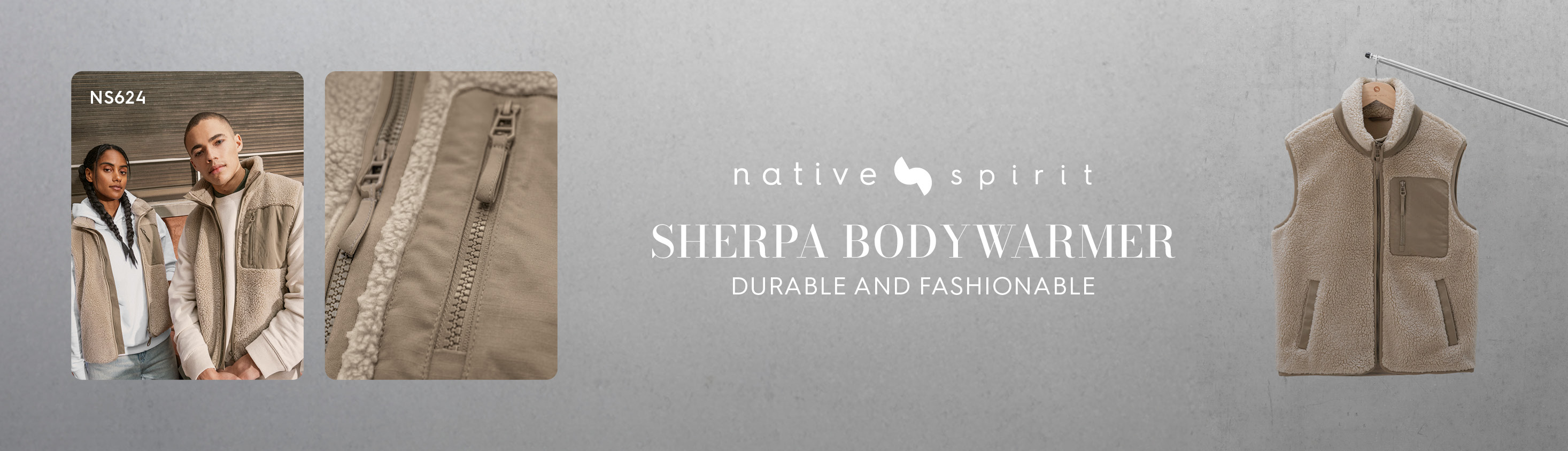 NEW Native Spirit Sherpa Bodywarmer